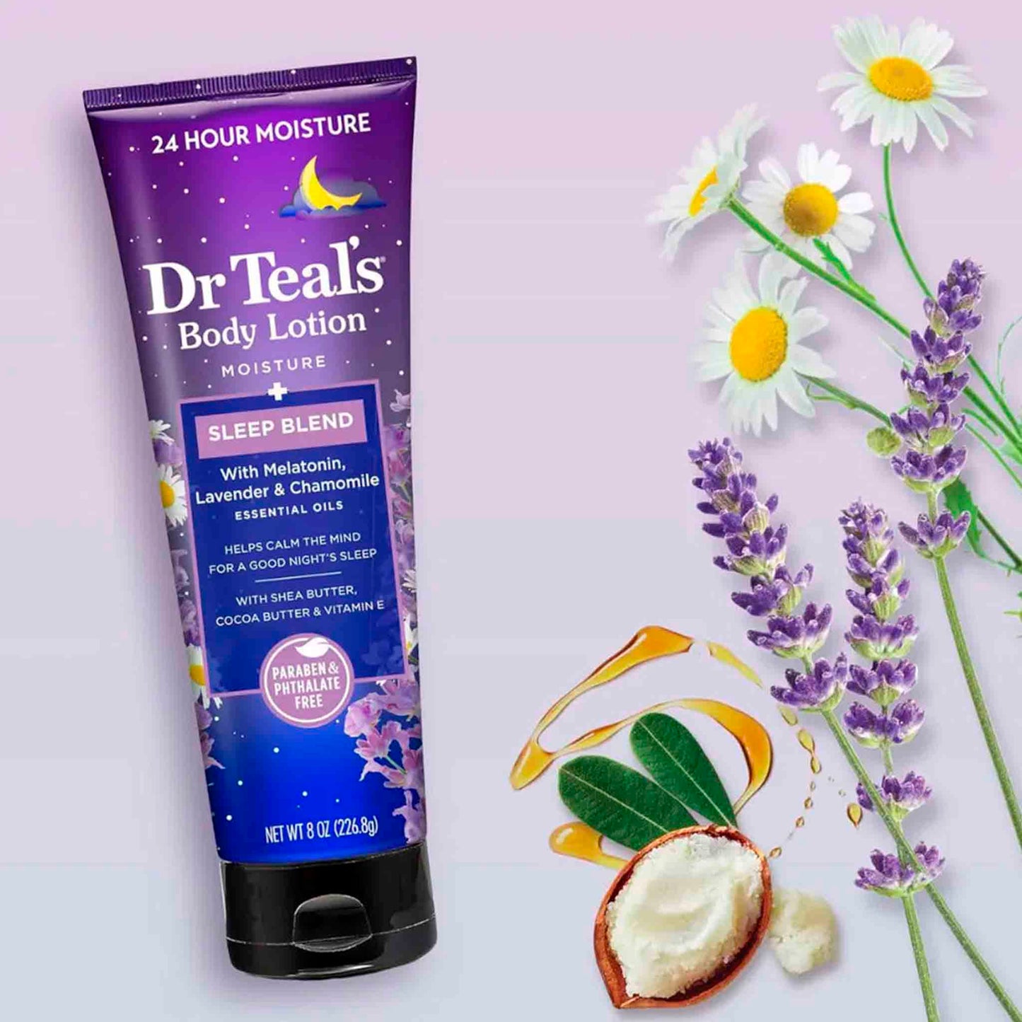 Dr Teal’s Body Lotion Melatonina 226.8 g Hidratación Nocturna