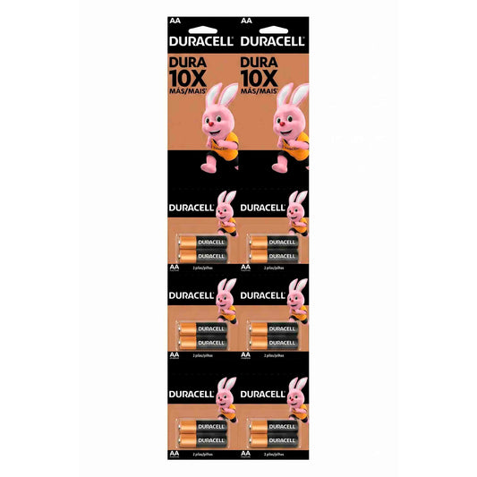 Duracell Pila Alcalina AA Pack 12 Unidades Display