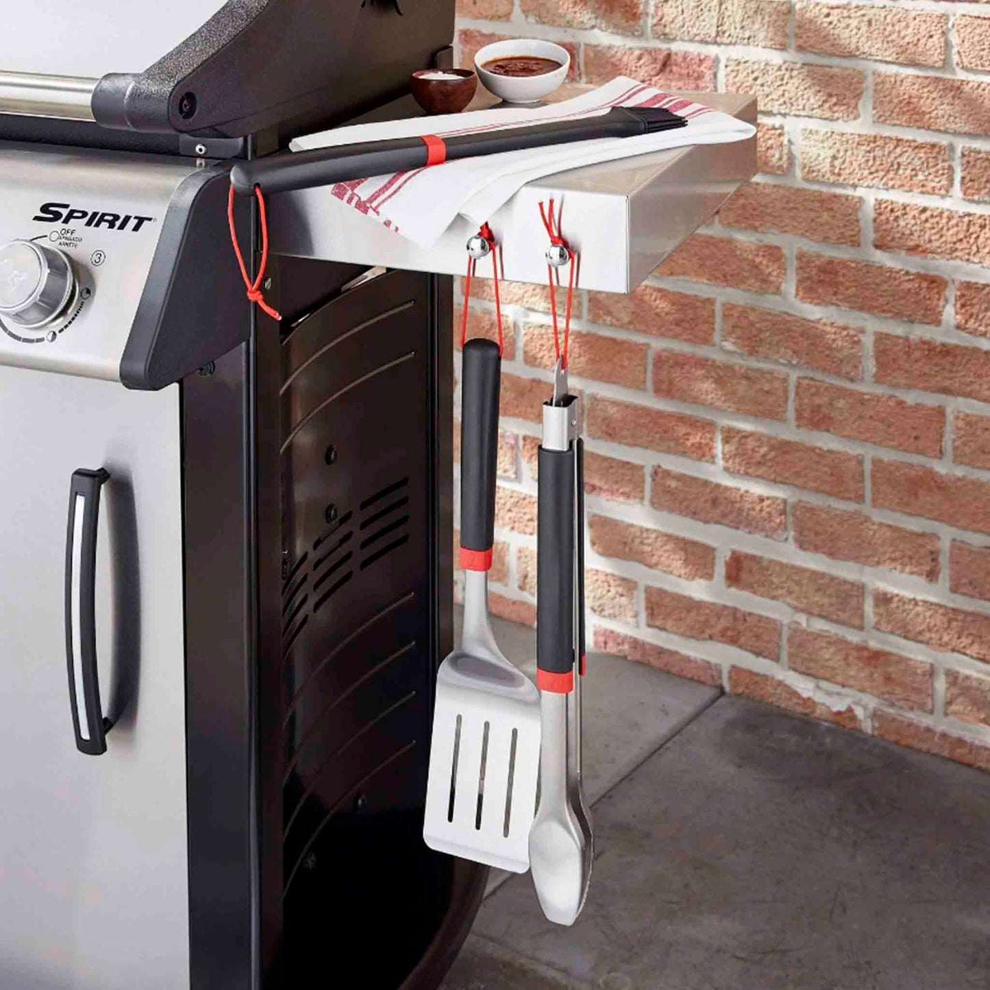 Espátula Weber Acero Inoxidable Parrilla BBQ Profesional