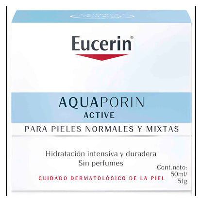 Eucerin Aquaporin Active 50ml Hidratación Piel Normal–Mixta