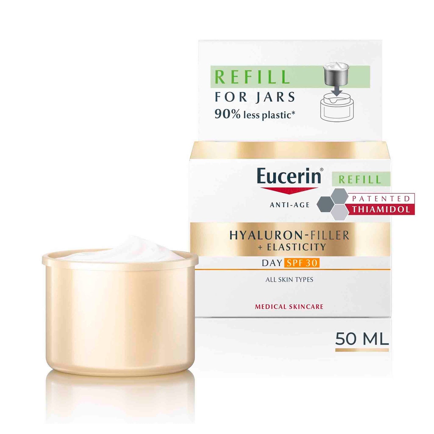 Eucerin Hyaluron-Filler Elasticity Día FPS30 Refill 50 ml