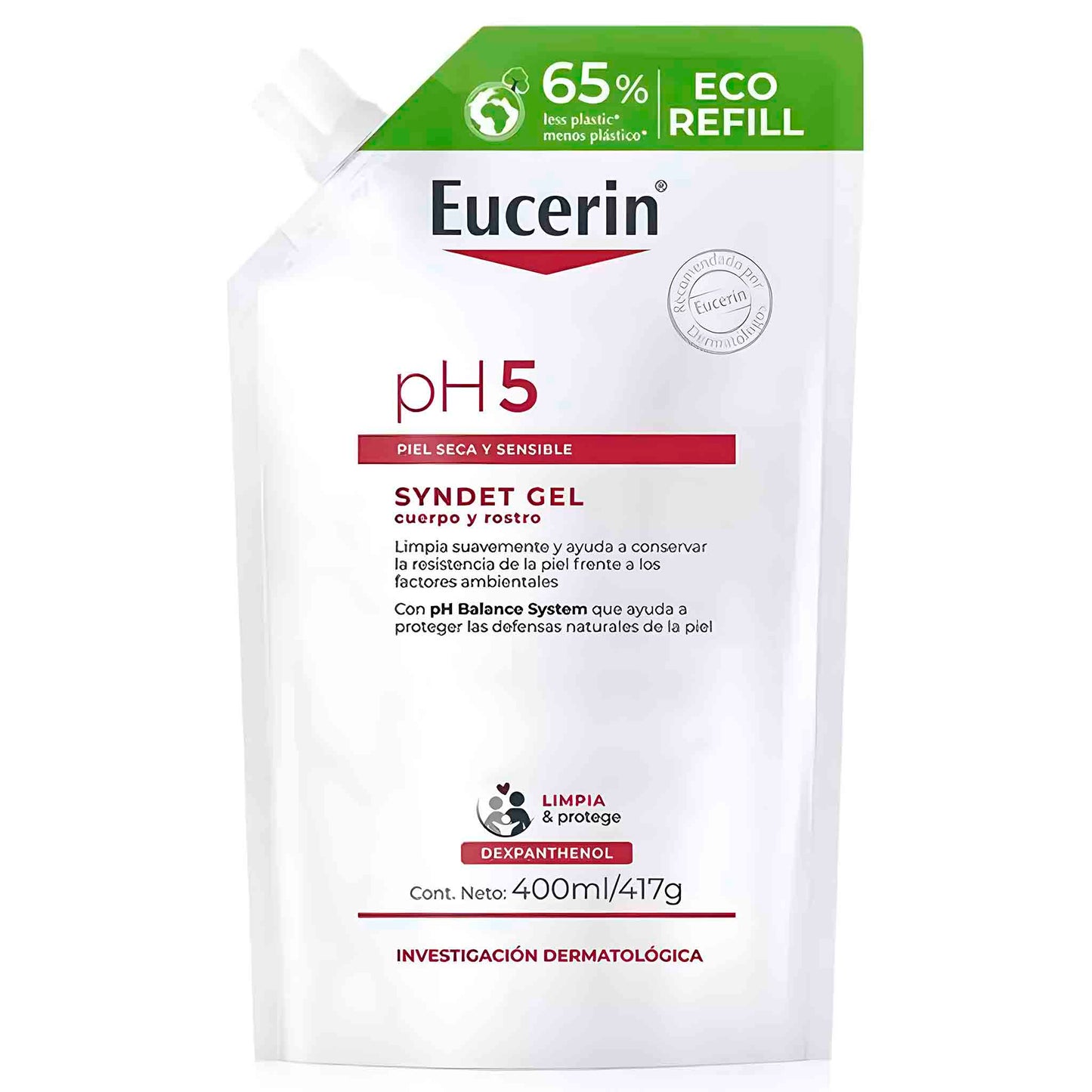 Eucerin pH5 Refill Syndet Gel 400 ml