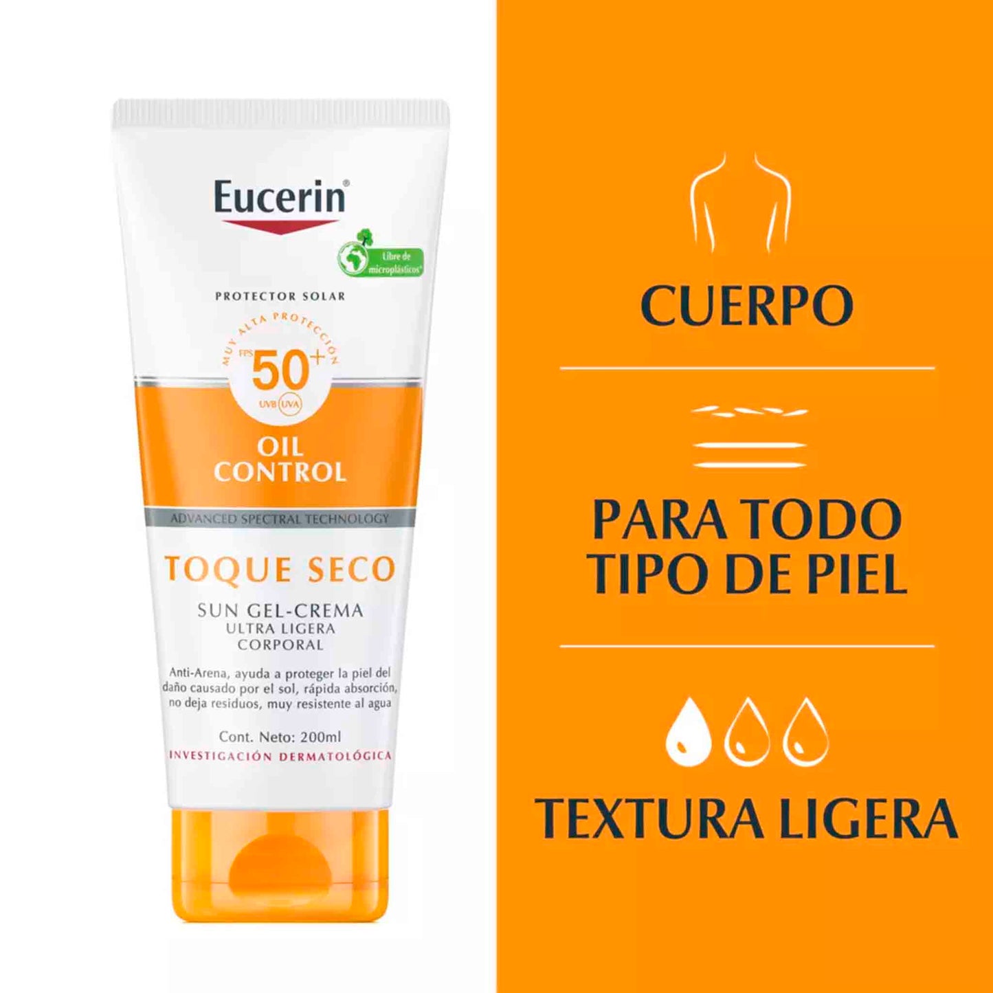 Eucerin Protector Solar Corporal Oil Control FPS50 200 ml