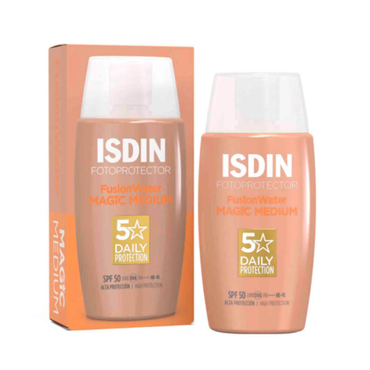 ISDIN Fusion Water Magic Color Medium SPF 50 – Filtro Solar Teñido 50 ml ISDIN- Dermocosmetica_belleza_online
