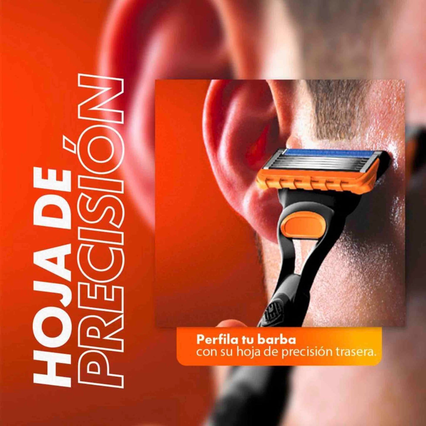 Gillette Repuestos De Afeitar Fusion5 4 unidades