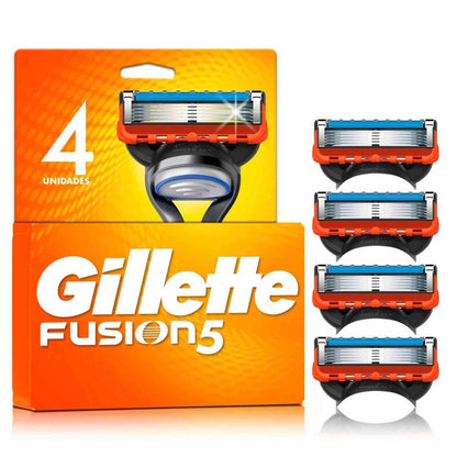 Gillette Repuestos De Afeitar Fusion5 4 unidades