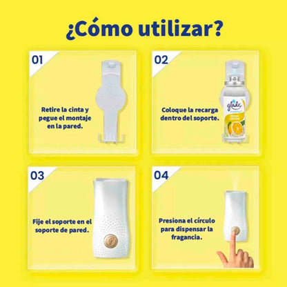 Glade Aromatizante Toque Repuesto Súper Pack x3 Unidades Glade- Dermocosmetica_belleza_online