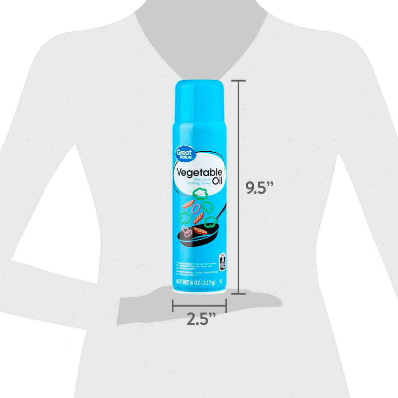 Aceite Vegetal En Spray Great Value 227gr.