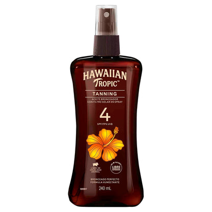 Hawaiian Tropic Aceite Bronceador Fps 4 240ml