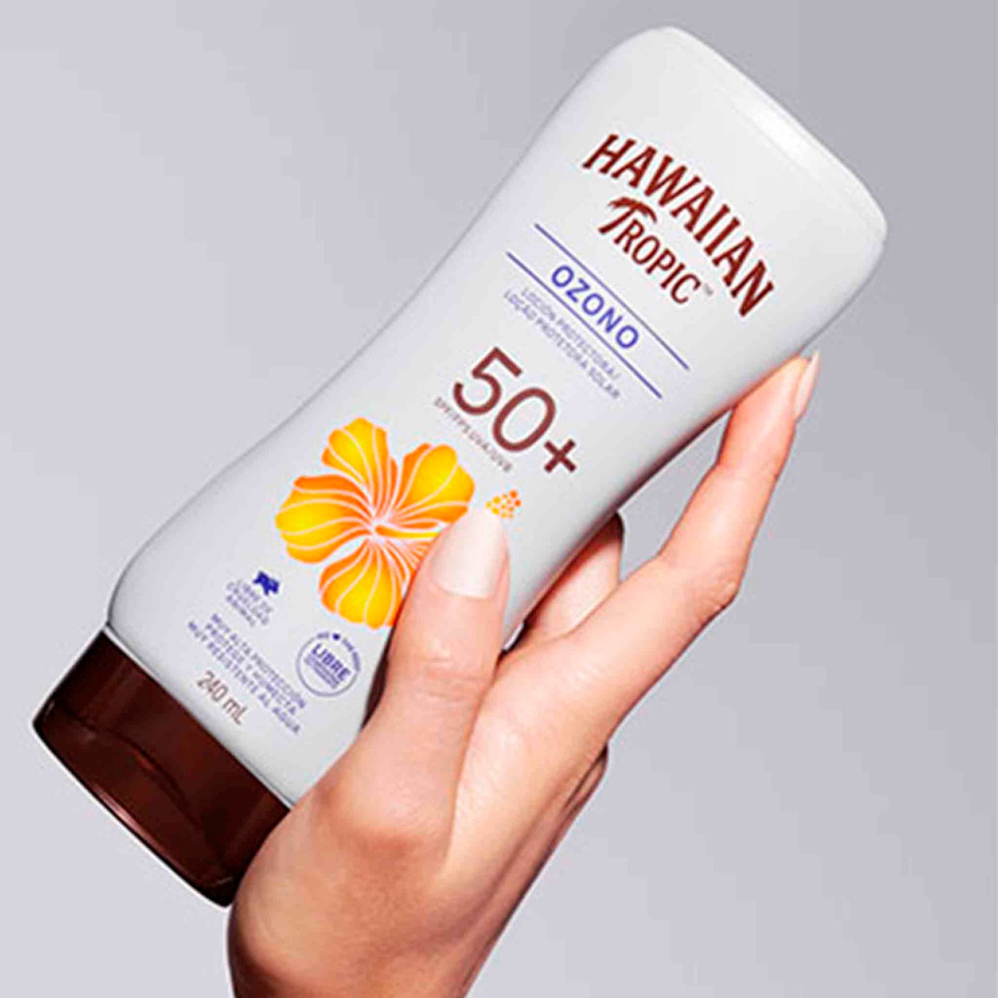 Hawaiian Tropic Ozono Protector Solar 50+ FPS Loción 240 ml