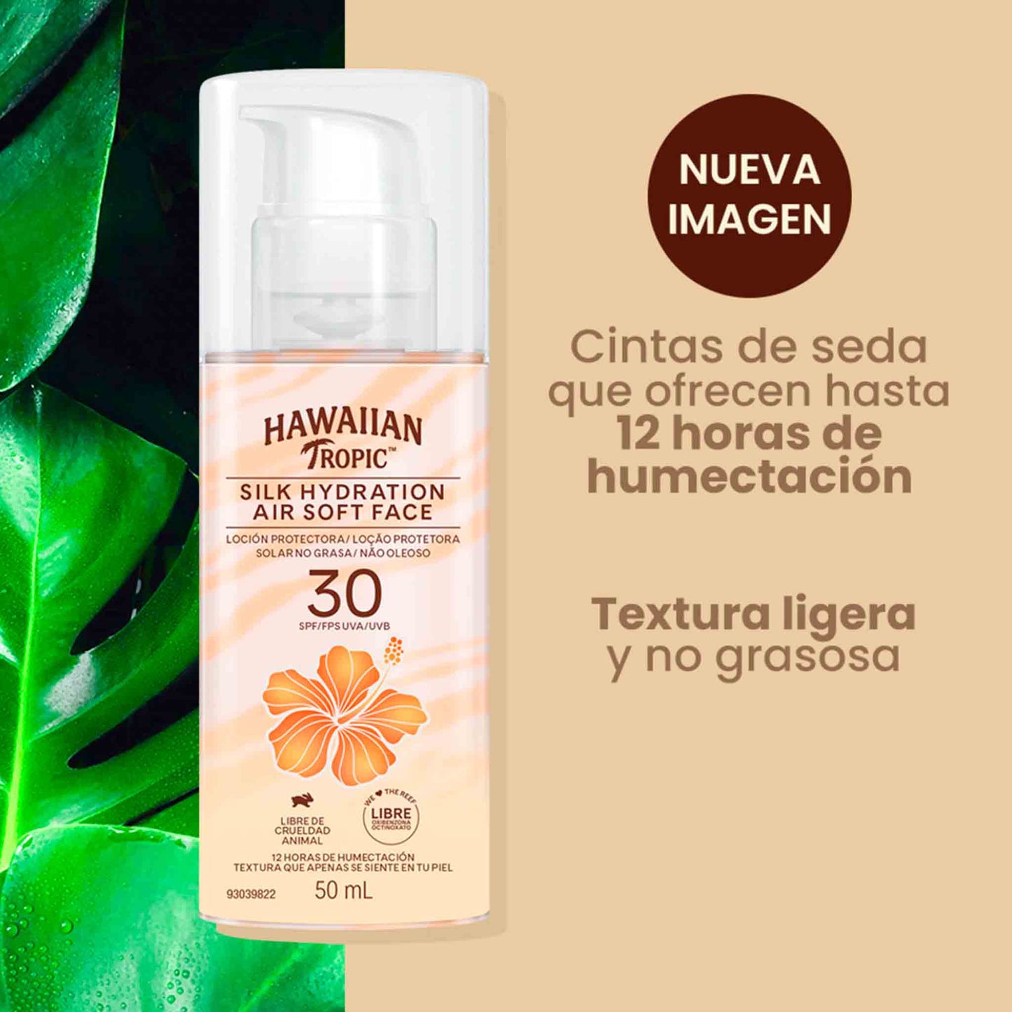 Pack Hawaiian Tropic Silk Hydration Facial + Corporal SPF 30 y 50