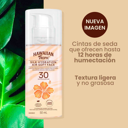 Pack Hawaiian Tropic Silk Hydration Facial + Corporal SPF 30 y 50