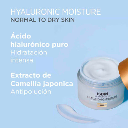 Isdin Isdinceutics Prevent Hyaluronic Moisture Normal Refill 50g Hidratación