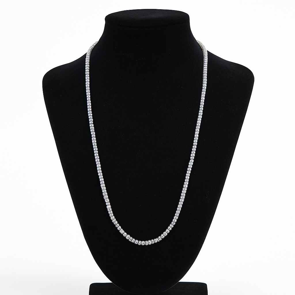 Collar Azul Cristal en Plata 925 – 62 cm / 5,70 g IMAGEN FUTURA- Dermocosmetica_belleza_online