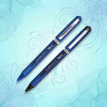 Lapices Gel Pentel Energel 0.5 mm Azul y Negro Set 2 Unidades