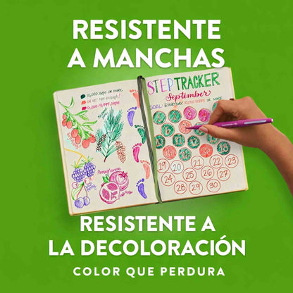 Lápices Paper Mate Candy Pop Flair Punta Fina 0,7 mm 24 Unidades