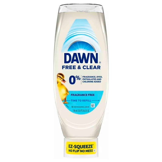 Lavalozas Dawn Squeeze Free & Clear 718ml Limón