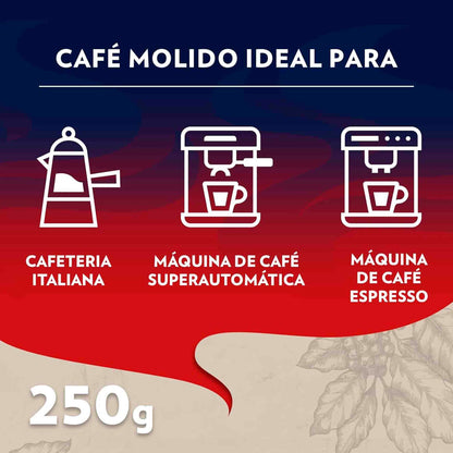 Lavazza Café Crema e Gusto 250 g – Grano Molido