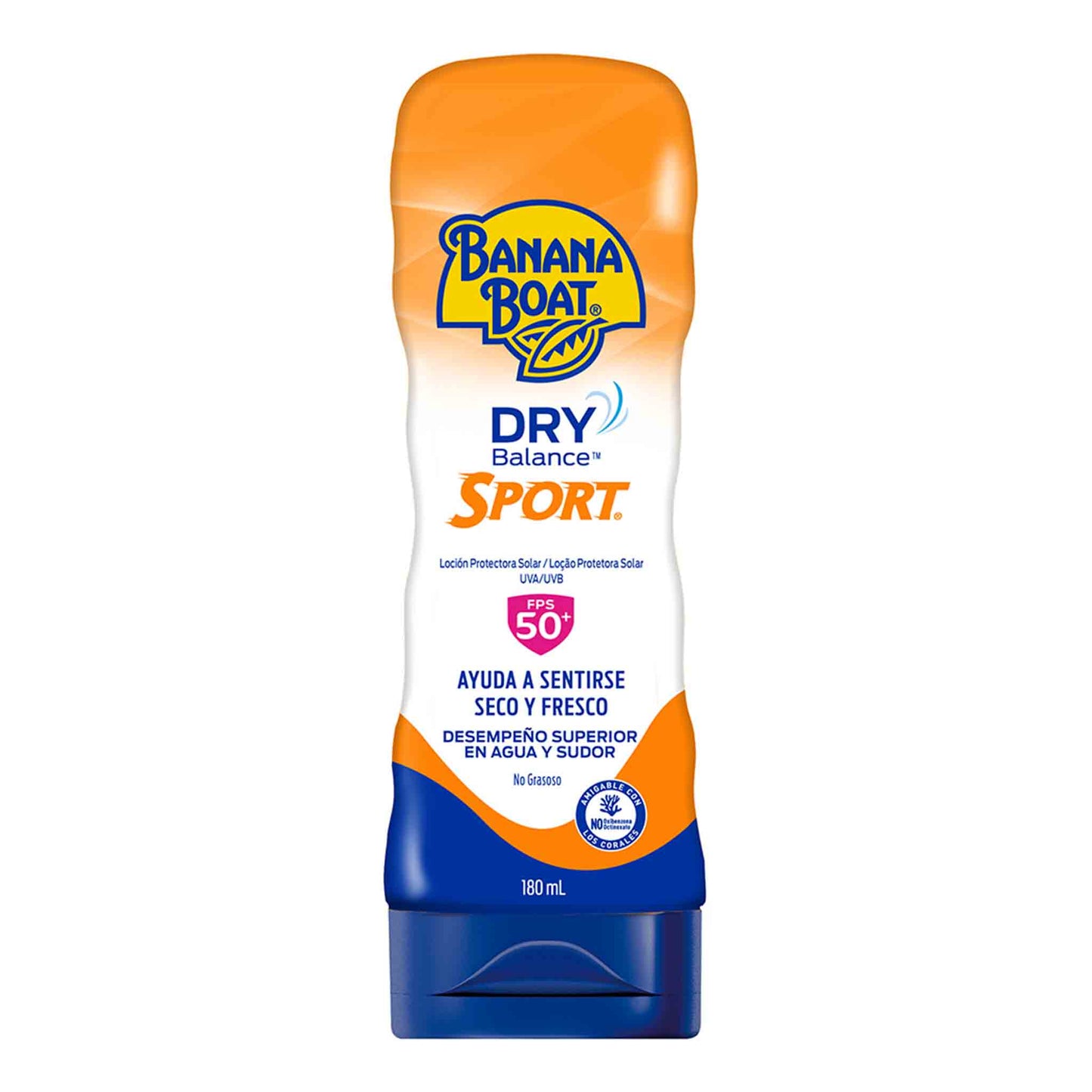 Locion Banana Boat Dry Balance Sport FPS50 No Grasoso 180 ml