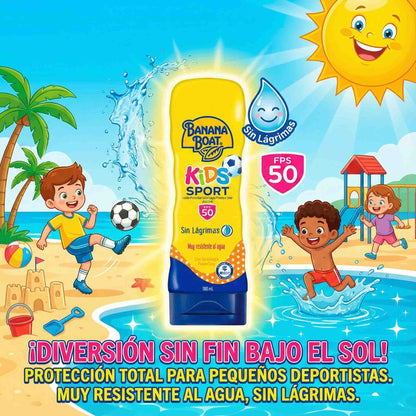 Locion Banana Boat Kids Sport Sin Lágrimas 180 ml Protector Solar Infantil