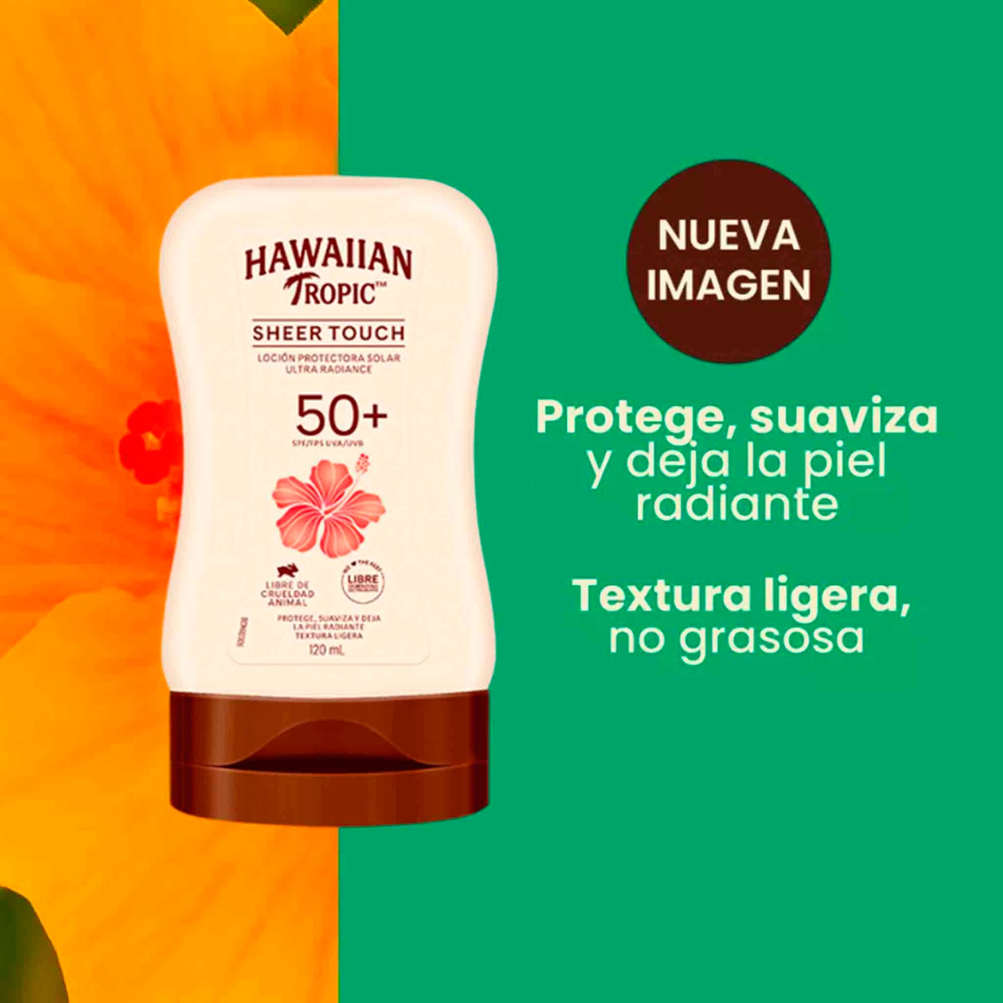 Protector Solar Hawaiian Tropic Sheer Touch Fps50 120 Ml