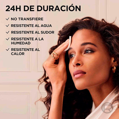 Loreal Infaillible 24H Fresh Wear Polvo Compacto Cobertura Total