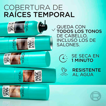 Tintura L'Oréal Paris Magic Retouch Tono Castaño Oscuro