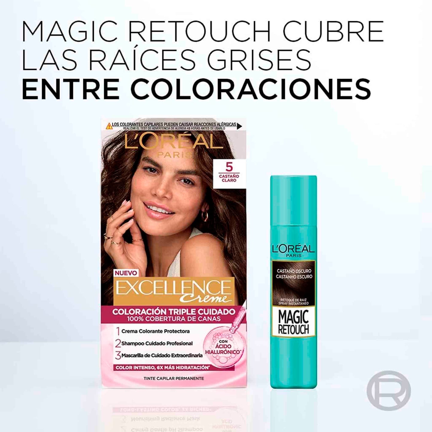 Tintura L'Oréal Paris Magic Retouch Tono Rubio Claro para Cabello