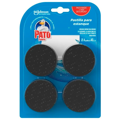 Pastilla Para Estanque Inodoro Pato Purific 120g 4 Unidades PATO PURIFIC- Dermocosmetica_belleza_online