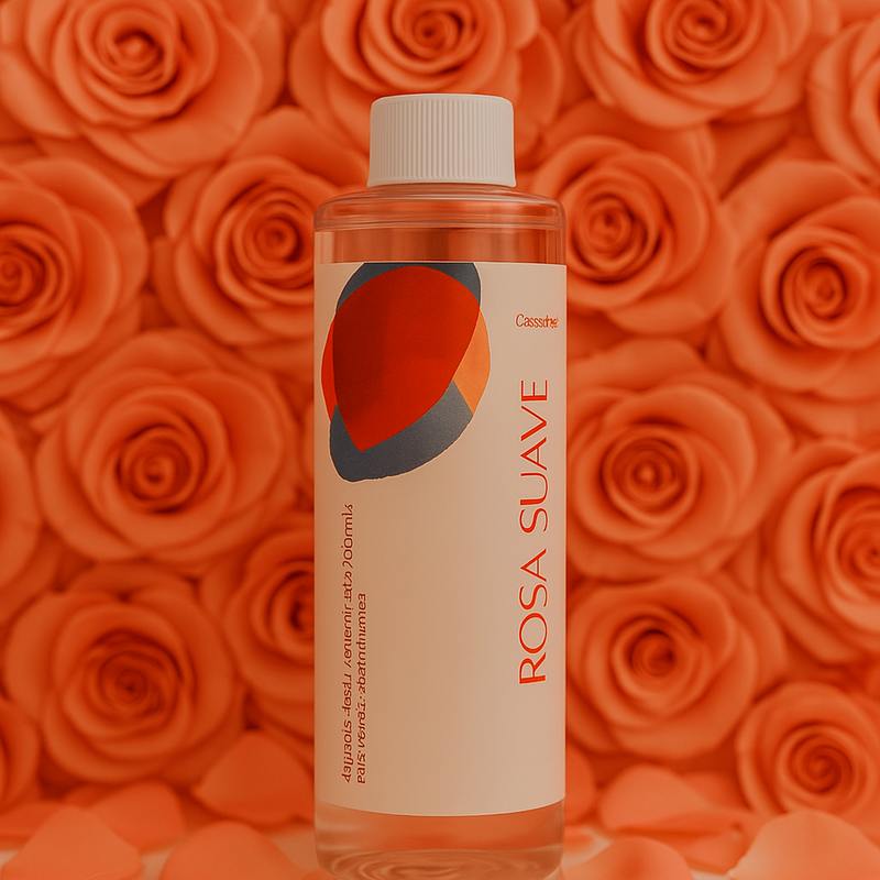 Aromatizante Con Varitas 50ml + Repuesto 200ml Rosa Suave CASA IDEAS- Dermocosmetica_belleza_online