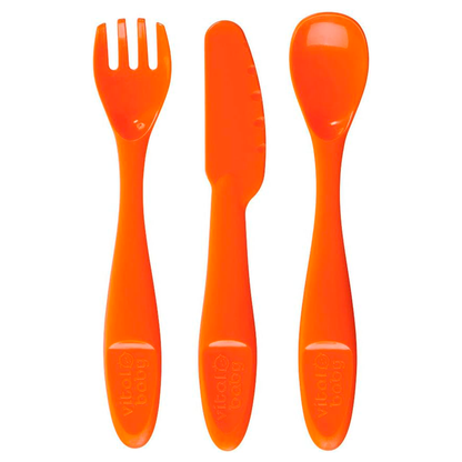 Set de Cubiertos para Bebé Vital Baby – Pack de 15 Piezas Coloridas y Seguras VITAL BABY- Dermocosmetica_belleza_online