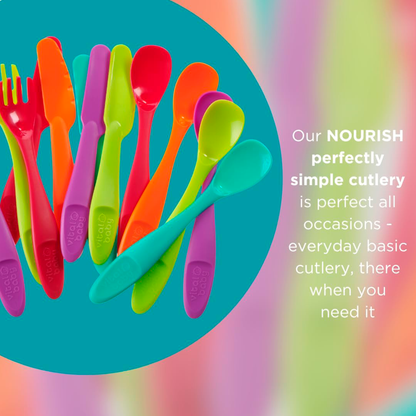 Set de Cubiertos para Bebé Vital Baby – Pack de 15 Piezas Coloridas y Seguras VITAL BABY- Dermocosmetica_belleza_online