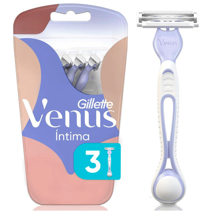 Máquina de Afeitar Mujer Venus Gillette Íntima 3 un. GILLETTE- Dermocosmetica_belleza_online