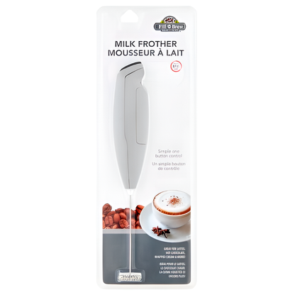 Espumador De Leche Eléctrico De Mano Fill N Brew Color Gris Fill´n Brew- Dermocosmetica_belleza_online