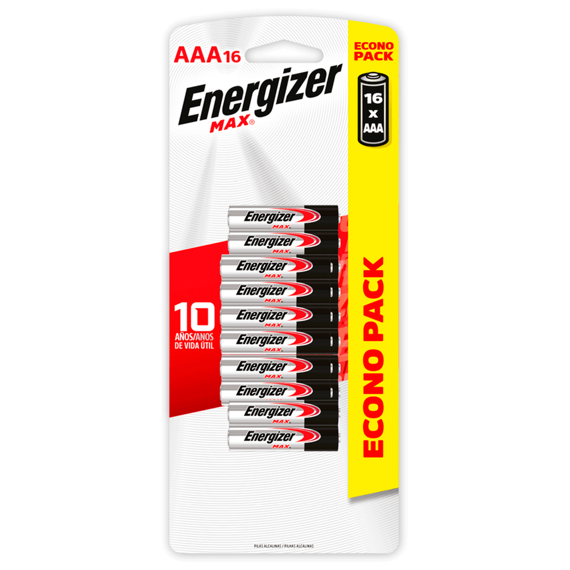 Pilas Energizer AAA Max Alcalina Blister Pack 16 Unidades ENERGIZER- Dermocosmetica_belleza_online