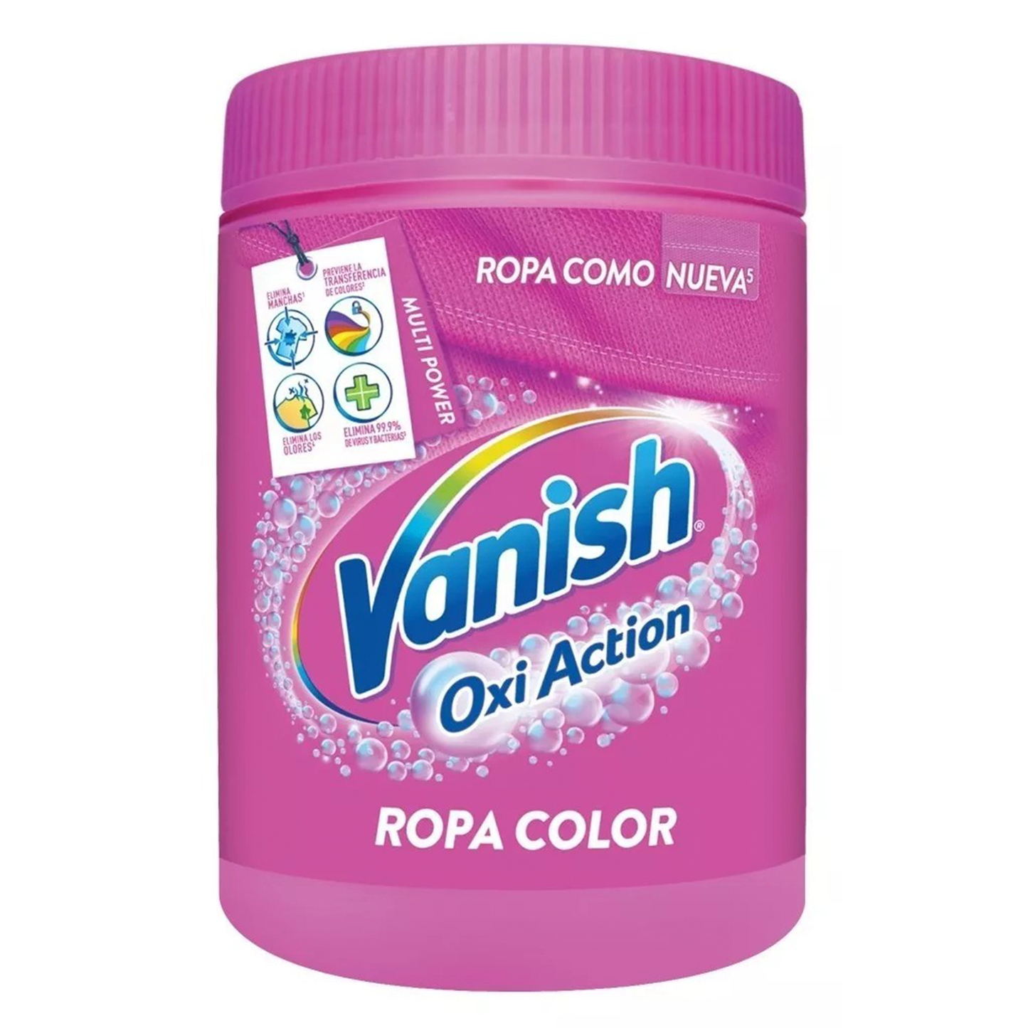 Vanish Oxi Action Polvo 450g | Quita Manchas Poderoso para Ropa de Color