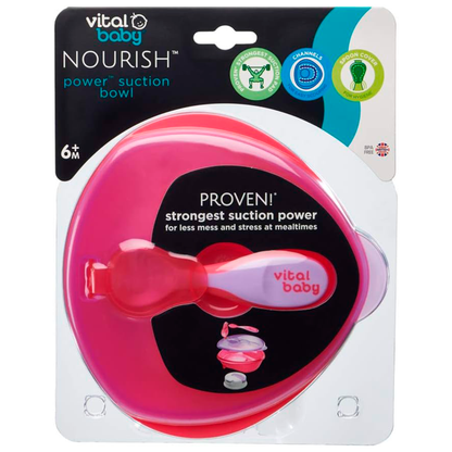 Plato Para Bebe Bowl Con Succión Ventosa Antideslizante Vital Baby Nourish VITAL BABY- Dermocosmetica_belleza_online