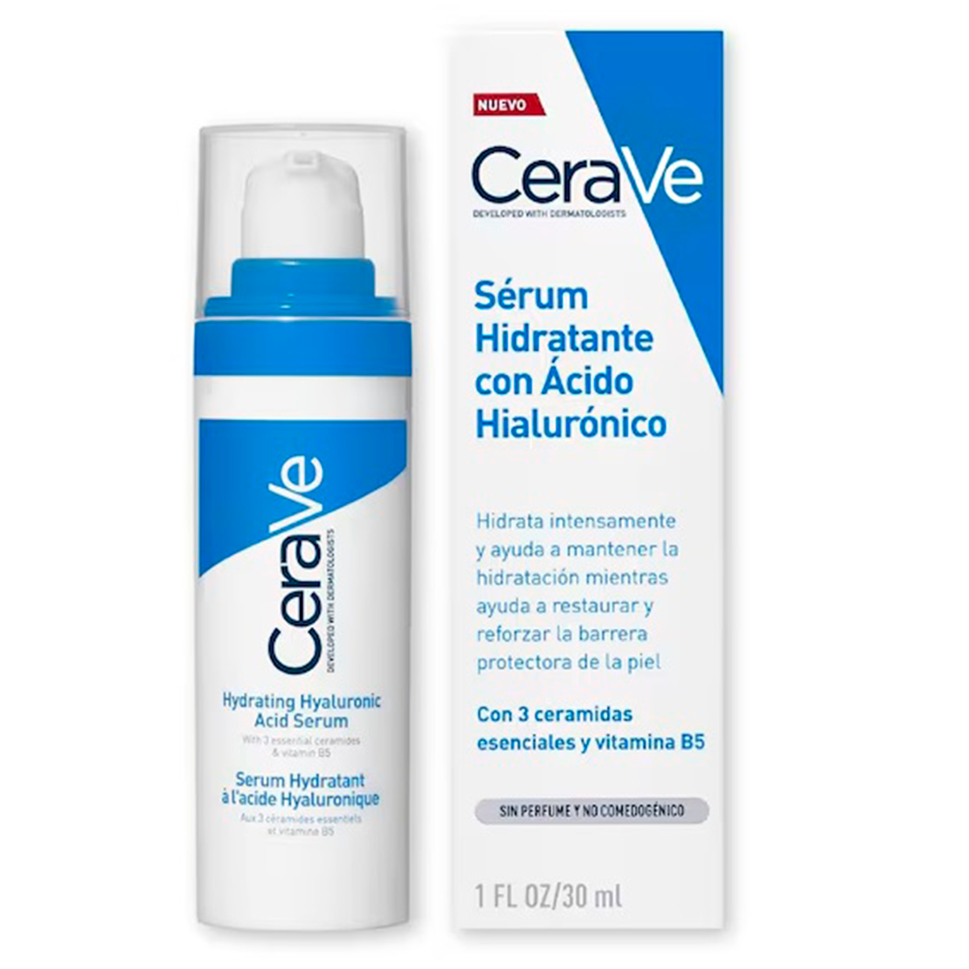 Serum Hidratante CeraVe Con Ácido Hialurónico 30ml CERVAVE- Dermocosmetica_belleza_online