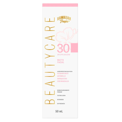 Hawaiian Tropic Beautycare Matte Facial Spf30+ Loción Facial Hawaiian Tropic- Dermocosmetica_belleza_online