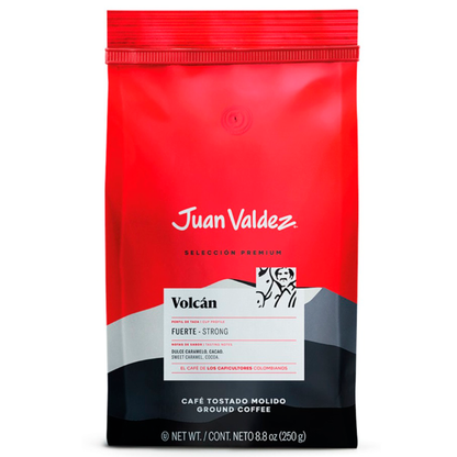 Café Juan Valdez Premium Volcán Espresso Molido 250 g – Colombiano JUAN VALDEZ- Dermocosmetica_belleza_online