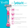 Máquina de Afeitar Mujer Gillette Venus Suave con 3 Hojas – 2 Unidades