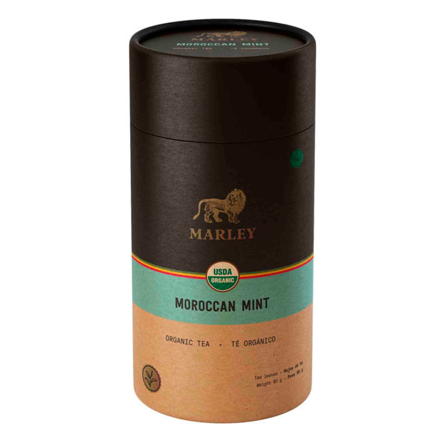 Marley Coffee Té Verde Moroccant Mint Con Menta Granel  80g