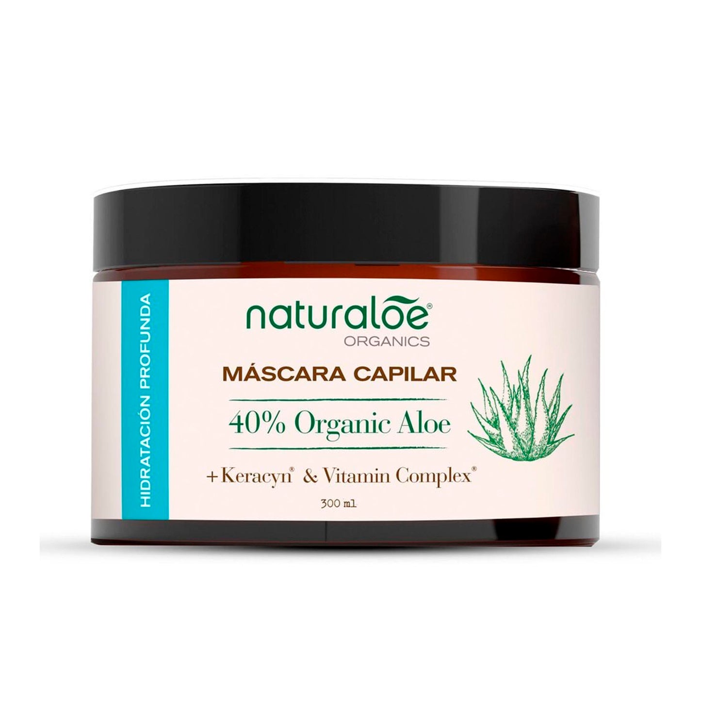 Máscara Capilar Naturaloe 300 ml – Hidratación Profunda y Brillo Natural NATURALOE- Dermocosmetica_belleza_online