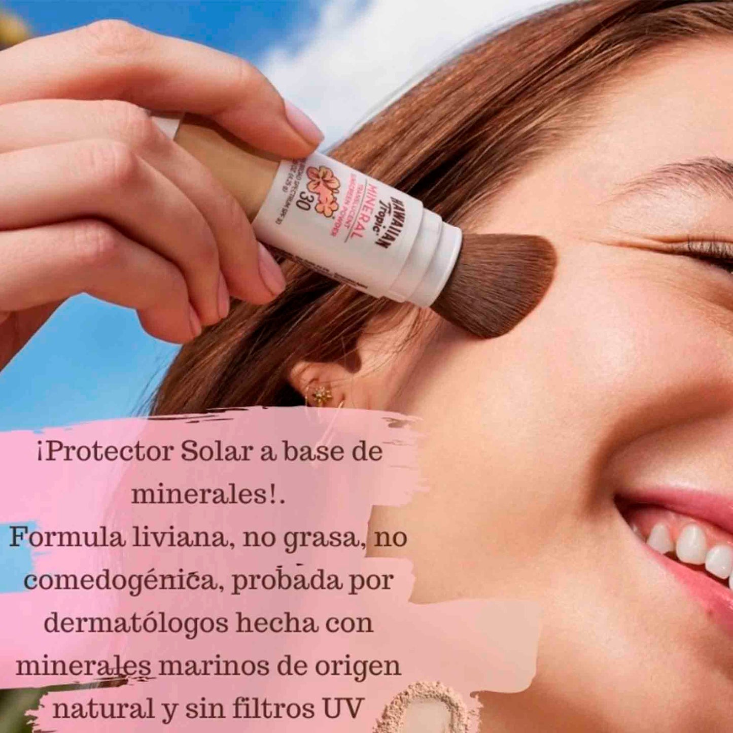 Mineral Brush Hawaiian Tropic Fps30 Polvo Translúcido