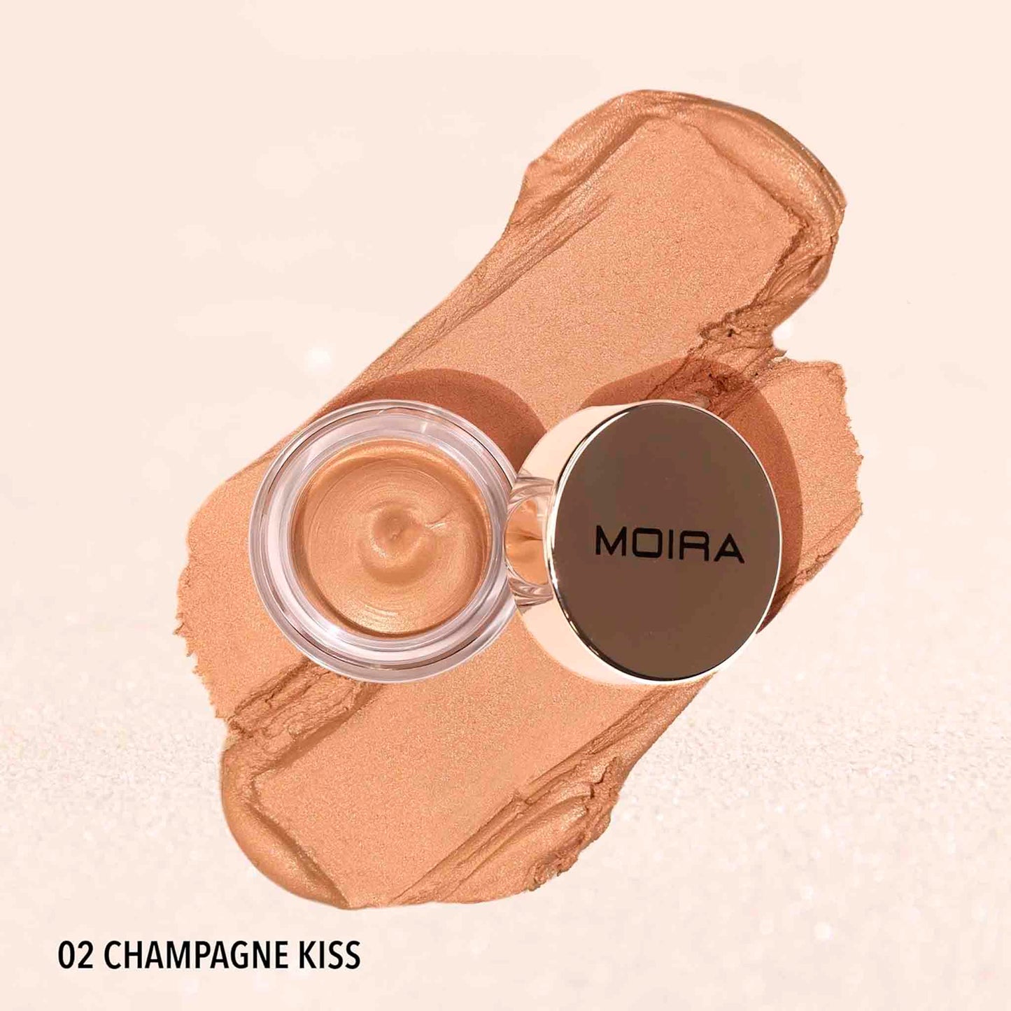 Moira Sombra Everlust Shimmer 02 Champagne Kiss – Brillo Luminoso