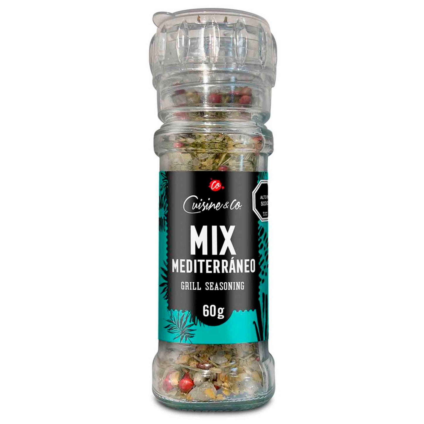 Molinillo Sazonador Mix Mediterráneo Cuisine & Co  60g