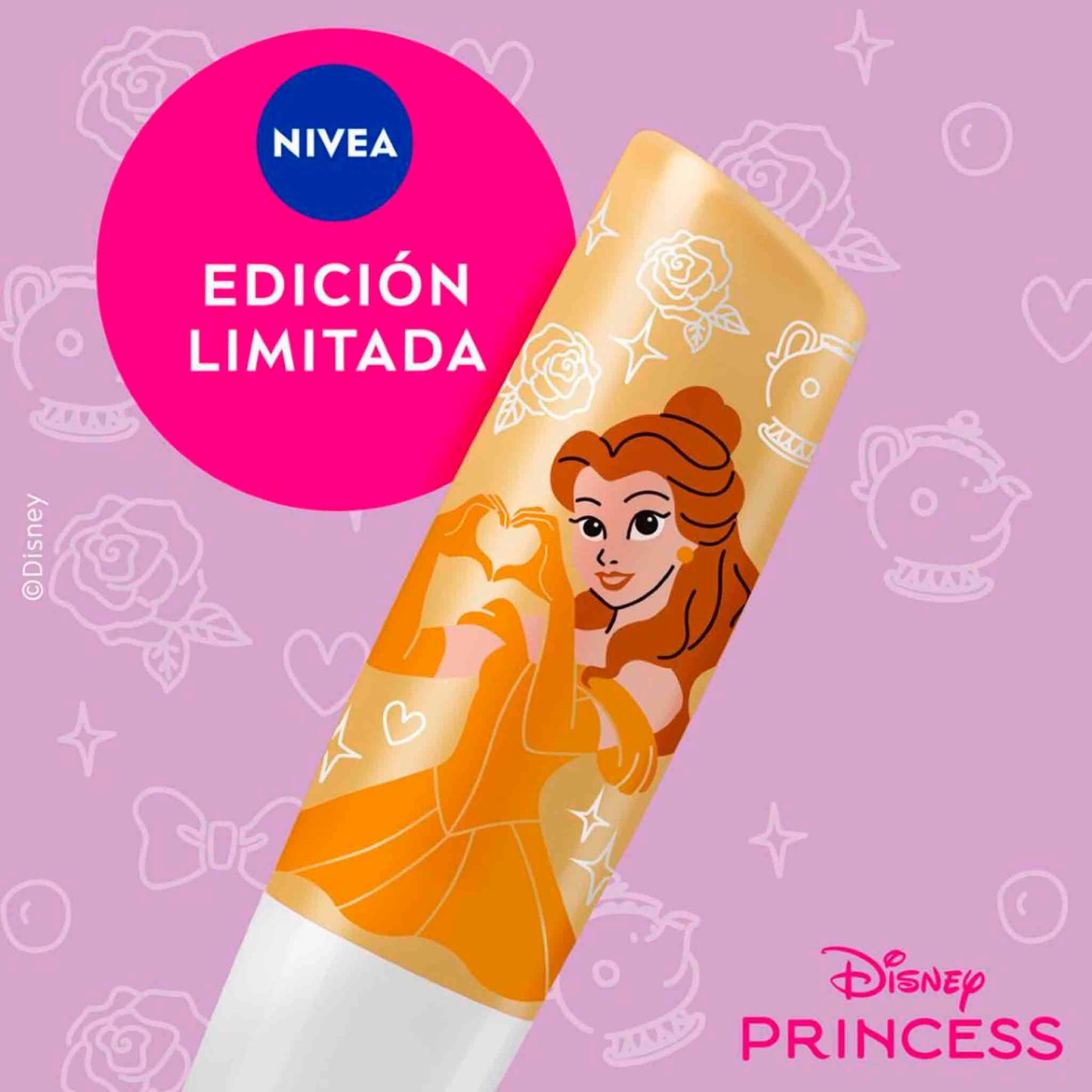 Nivea Bálsamo Labial Disney Princess Edición Limitada 4,8 g