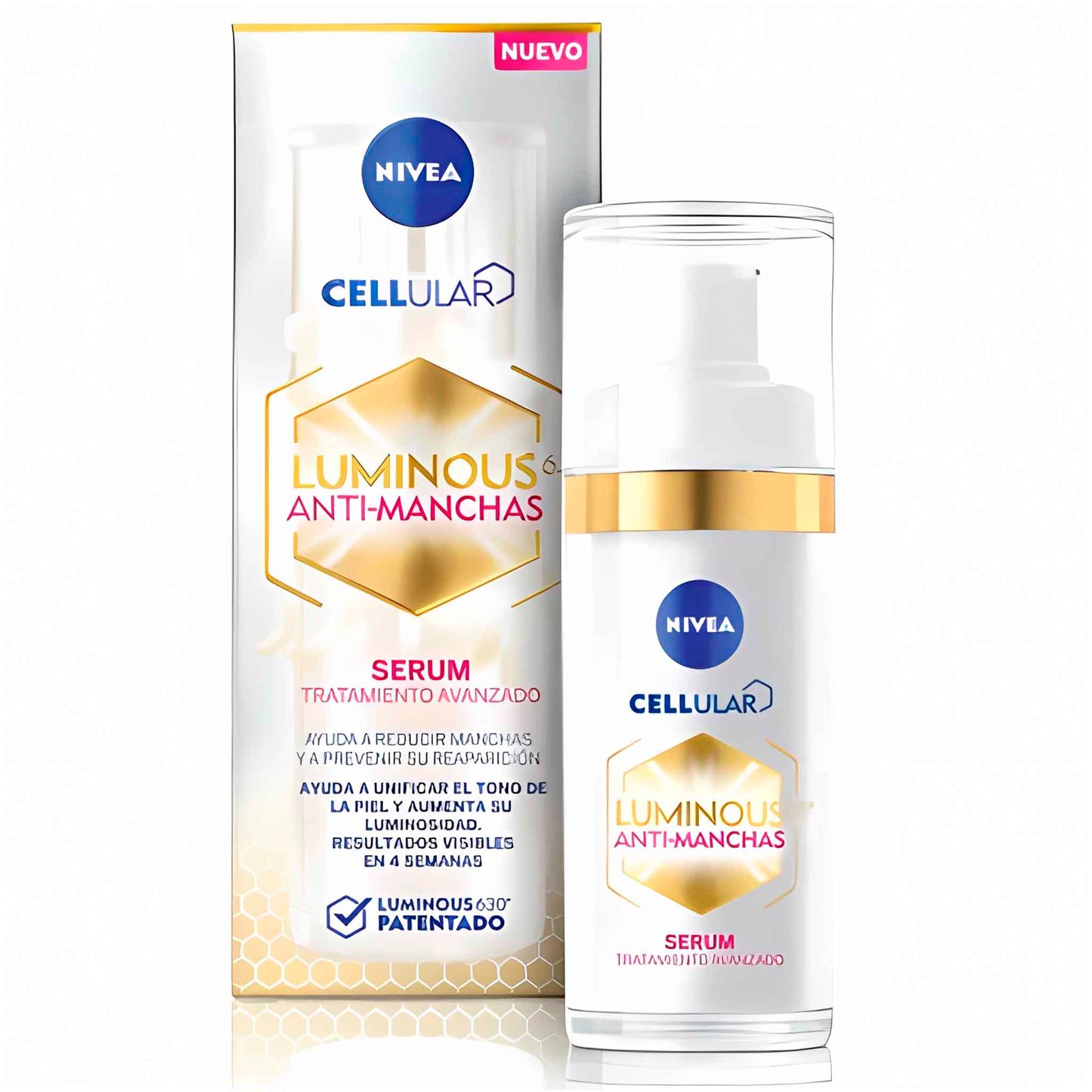 Nivea Luminous 630 Sérum Anti-Manchas 30 ml – Corrige manchas visibles y previene su reaparición NIVEA- Dermocosmetica_belleza_online