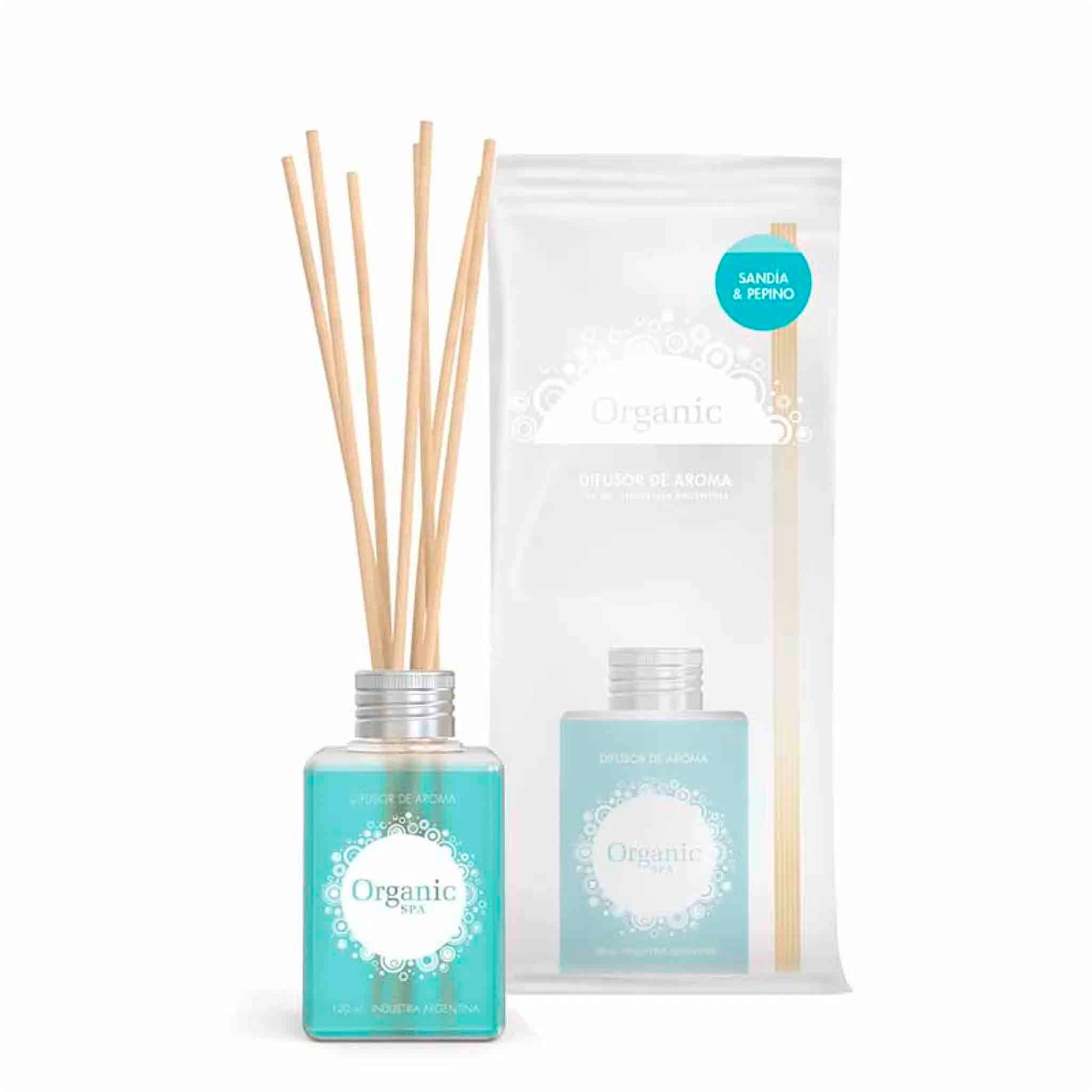 Difusor de Aromas Sandía y Pepino Organic Spa 120 ml ORGANIC SPA- Dermocosmetica_belleza_online