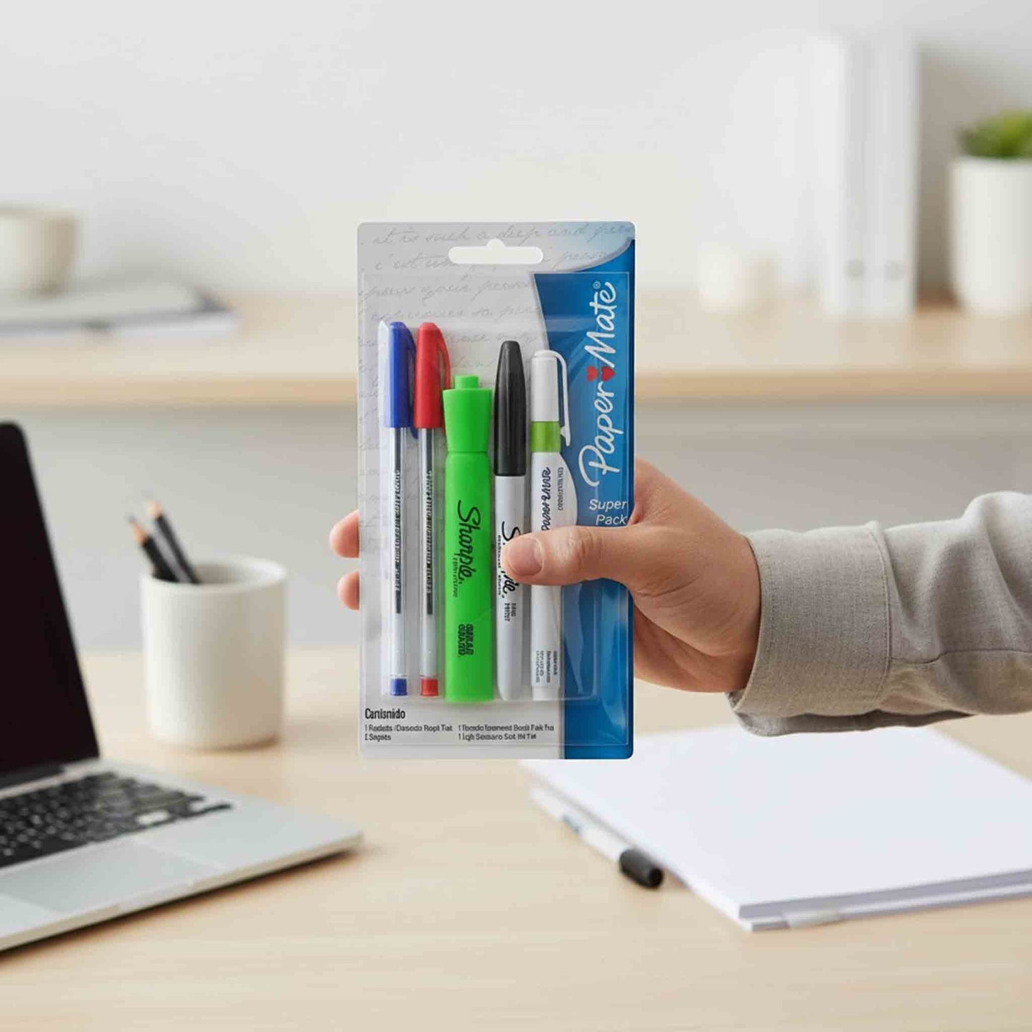 Pack Oficina y Estudio Sharpie Paper Mate 5 Artículos Esenciales